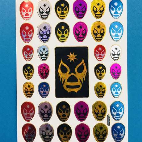 マスクマン ② キラキラ シール MASKMAN  STICKER