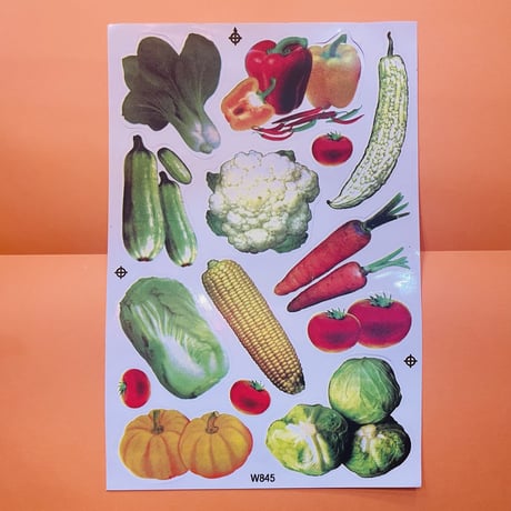 野菜 シール 大 ① VEGETABLE STICKER