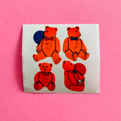 クマ ② シール BEAR STICKER