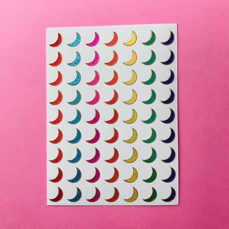 月 キラキラ シール MOON STICKER