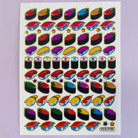 寿司 ③ キラキラ シール SUSHI STICKER