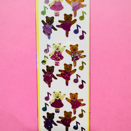 Sticker Garden★バレリーナ クマ Ballerina Bear