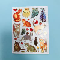 ねこ 猫 キラキラ シール CAT  STICKER