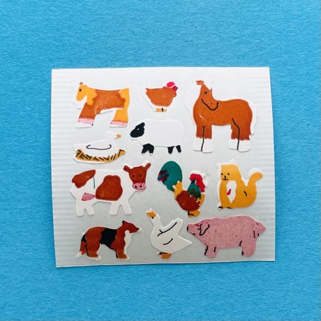 ミニ動物 牧場 MINI FARM ANIMALS STICKER