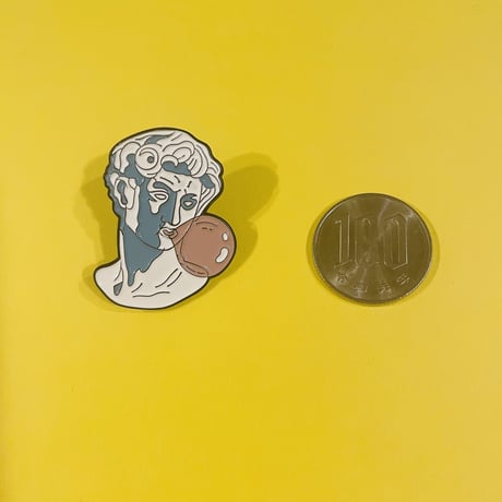 彫刻 ④ ピンバッジ SCULPTURE PIN BADGE