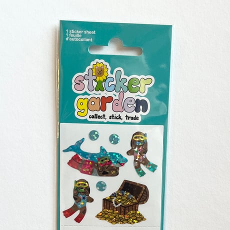 Sticker Garden★ スキューバダイビング 犬 SCUBA DIVING DOG