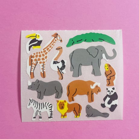 ミニ動物 野生 MINI WILDLIFE ANIMALS STICKER