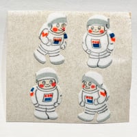 宇宙飛行士 シール ザラザラ ASTRONAUT STICKER