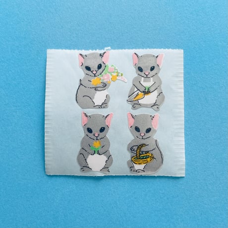 ネズミ ② シール MOUSE STICKER