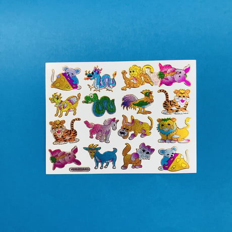 動物 ③ キラキラ シール ANIMAL  STICKER