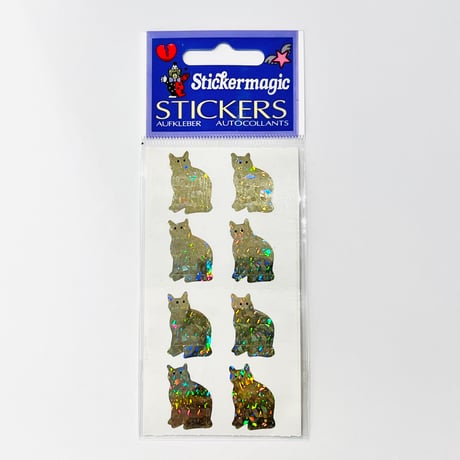 猫 シール プリズム パッケージ入り CAT PRISM STICKER