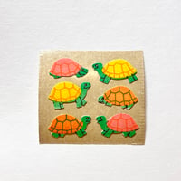 亀 ② シール ザラザラ TURTLE STICKER