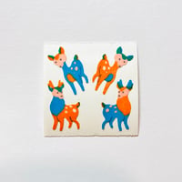 Great 7 シール 子鹿 ザラザラ DEER STICKER