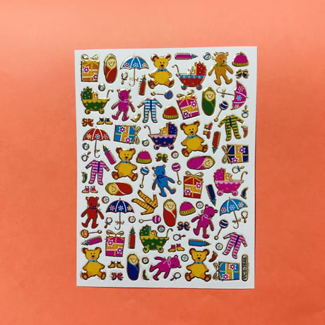 赤ちゃん ② キラキラ シール BABY STICKER