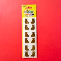 Sticker Garden★くま ラメ bear kirakira