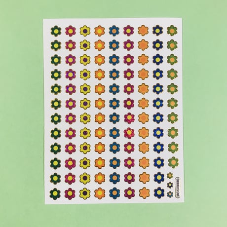 ミニフラワー キラキラ シール MINI FLOWER STICKER
