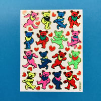 クマ カラフル  熊 キラキラ シール  COLORFUL BEAR STICKER