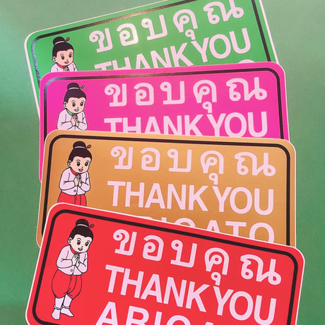 THANK YOU シール