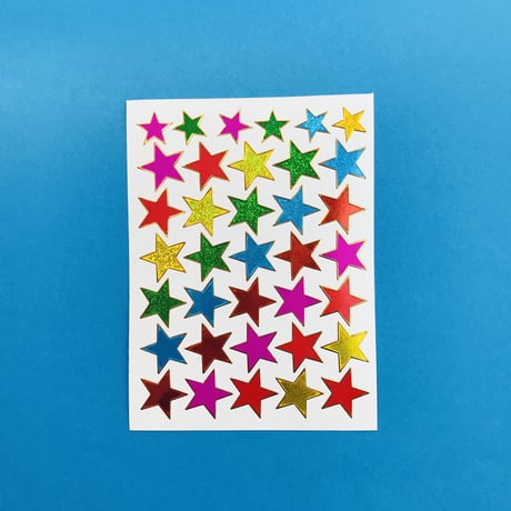 星 キラキラ シール STAR STICKER