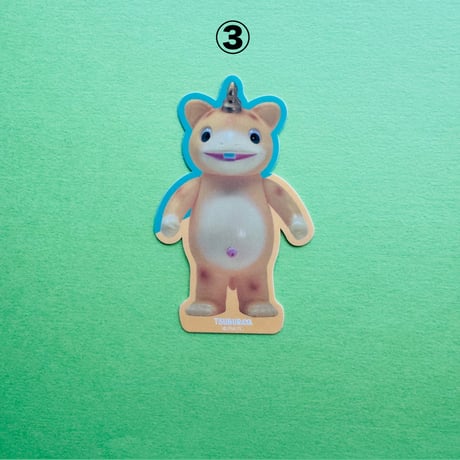 ソフビ人形 ステッカー SOFT VINYL FIGURE STICKER