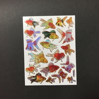金魚 キラキラ シール GOLDFISH STICKER