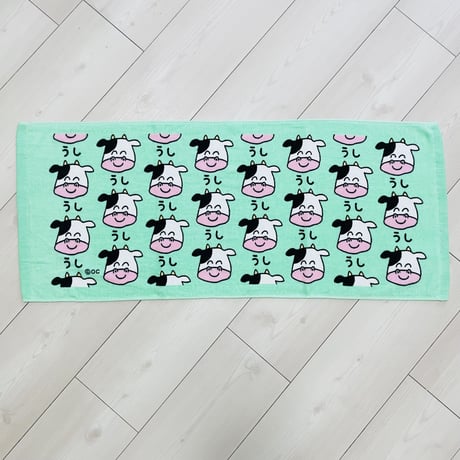 牛 フェイスタオル COW FACE TOWEL
