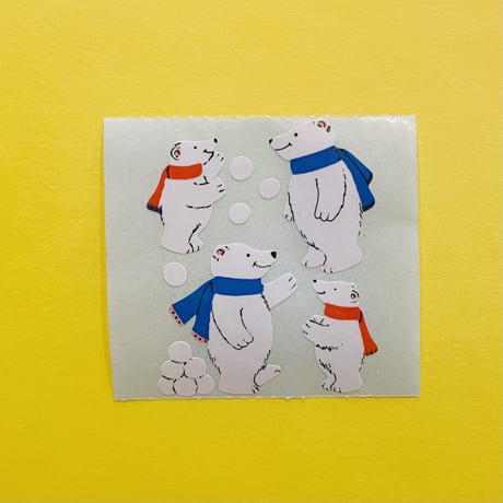 白熊 シール POLAR BEAR STICKER