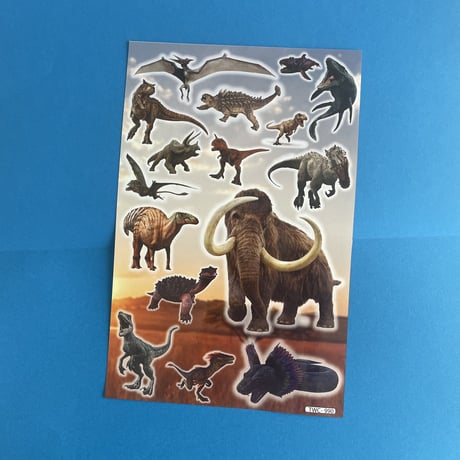 恐竜 シール 大 ② DINOSAUR STICKER