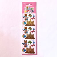 Sticker Garden★ ビーチ クマ BEACH BEAR  ラメ