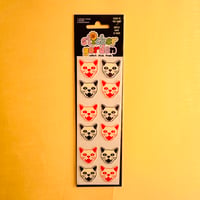 Sticker Garden★暗闇で光る猫 GLOW-IN-THE-DARK CAT