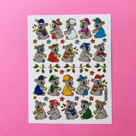 コアラ キラキラ シール  KOALA STICKER