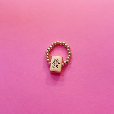 麻雀牌 指輪 MAHJONG RING