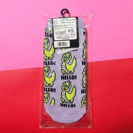 恐竜 ⑥ 靴下 DINOSAUR ANKLE SOCKS