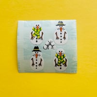 雪だるま シール SNOWMEN STICKER