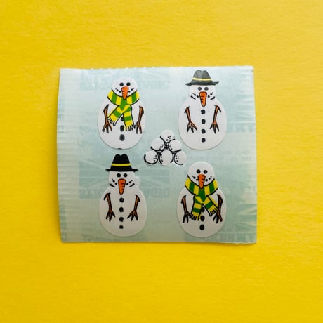 雪だるま シール SNOWMEN STICKER