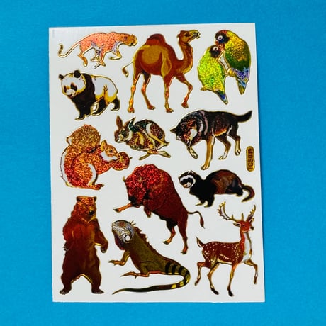動物 ⑨ キラキラ シール ANIMAL  STICKER
