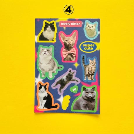 カラフル アニマル ステッカー COLORFUL ANIMAL STICKERS