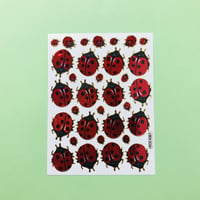 てんとう虫 キラキラ シール LADYBUG STICKER