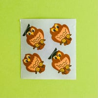 フクロウ シール OWL STICKER