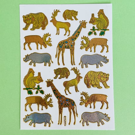 動物 ⑧ キラキラ シール ANIMAL  STICKER