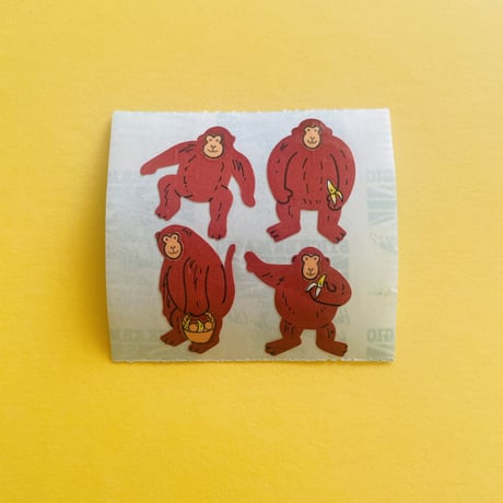 猿 ② シール MONKEY STICKER