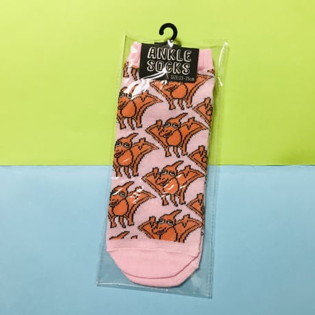 恐竜 ③ 靴下 DINOSAUR ANKLE SOCKS