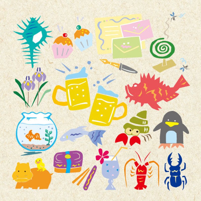 イラスト集: EP8 Fancy切り絵2[EPS版] | E-DESIGN'S DL-SHOP