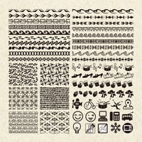 MCD FONT Vol.2　飾り罫,地紋,イラスト,記号フォント