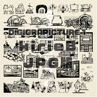 切り絵風イラスト集:  DG1_KirieB_jpgDL [JPG版]