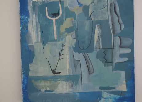 大橋拓子「記憶の風景」 額装● 日本画作品 人の内面を描き出してます● 大橋拓子「記憶の風景」 額装○ 日本画作品 人の内面を描き出し