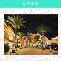 アメリカンビレッジの夜景(沖縄/北谷)の写真画像
