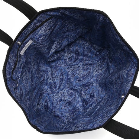 【SALE】N°3 Tote medium Black/Blue <Liberty>