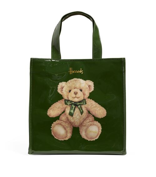 ハロッズ　ジェイコブベア柄 ハロッズ : Jacob Bear ジェイコブ ショッパーバッグ (S size) | Ja
