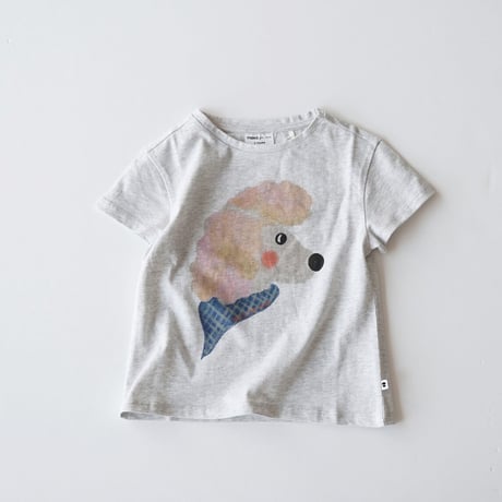 Preppy poodle t- shirt (maed for mini) 2～12Y